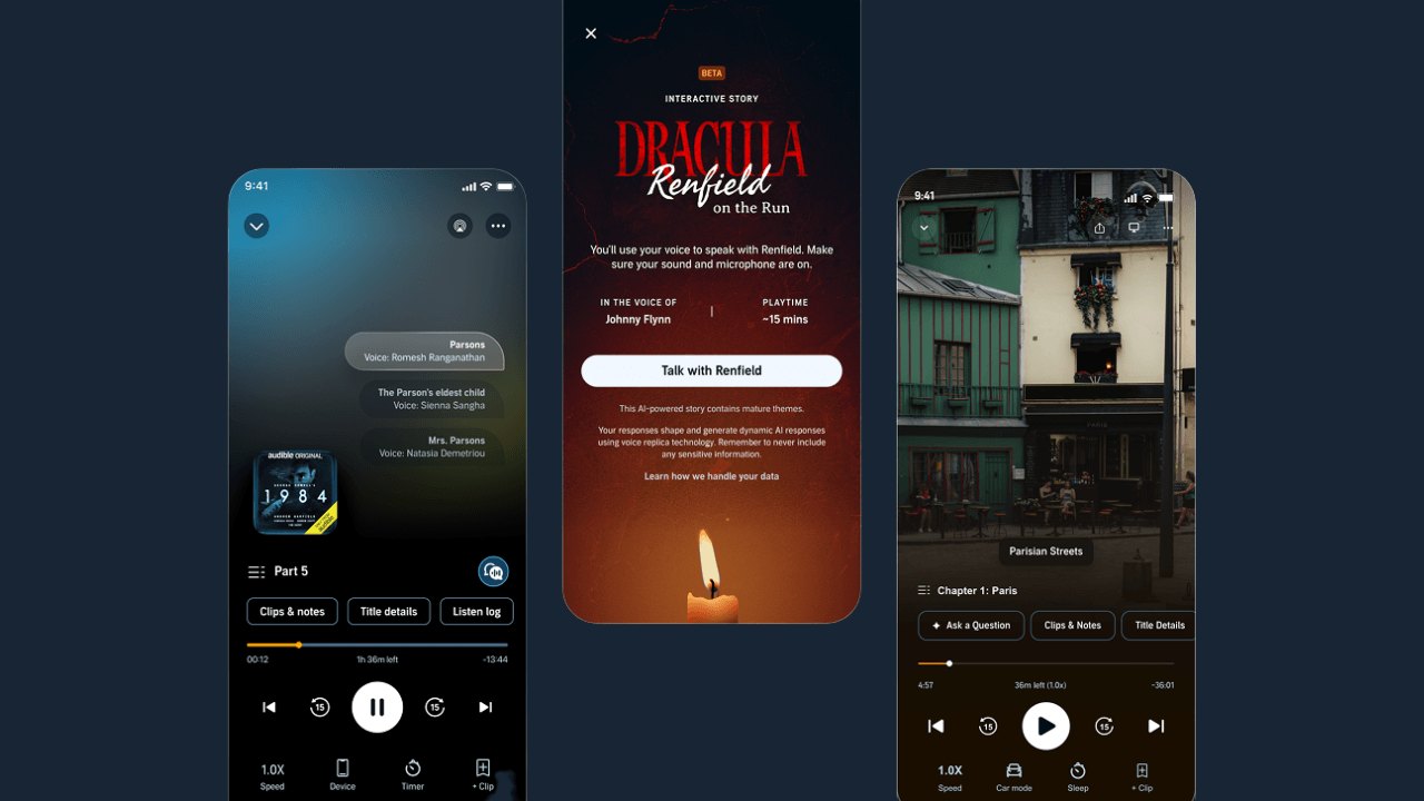 Audible, Hikaye Karakterleriyle Konuşma İmkanı Sunan Yapay Zeka Özelliklerini Duyurdu